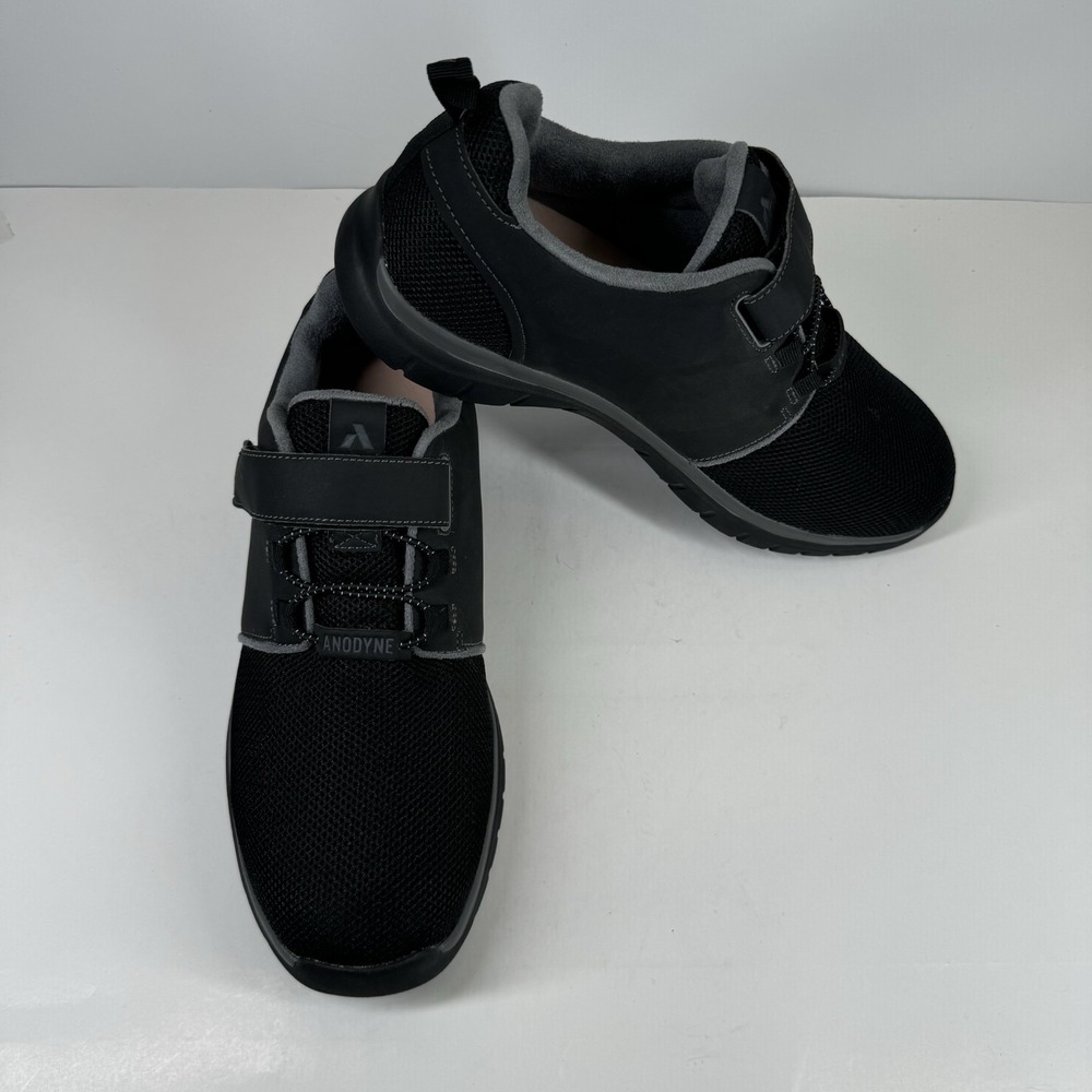 Anodyne No. 46 Sport Jogger Men's US 11W Black Orthopedic Diabetic Walking Shoes - Picture 15 of 16
